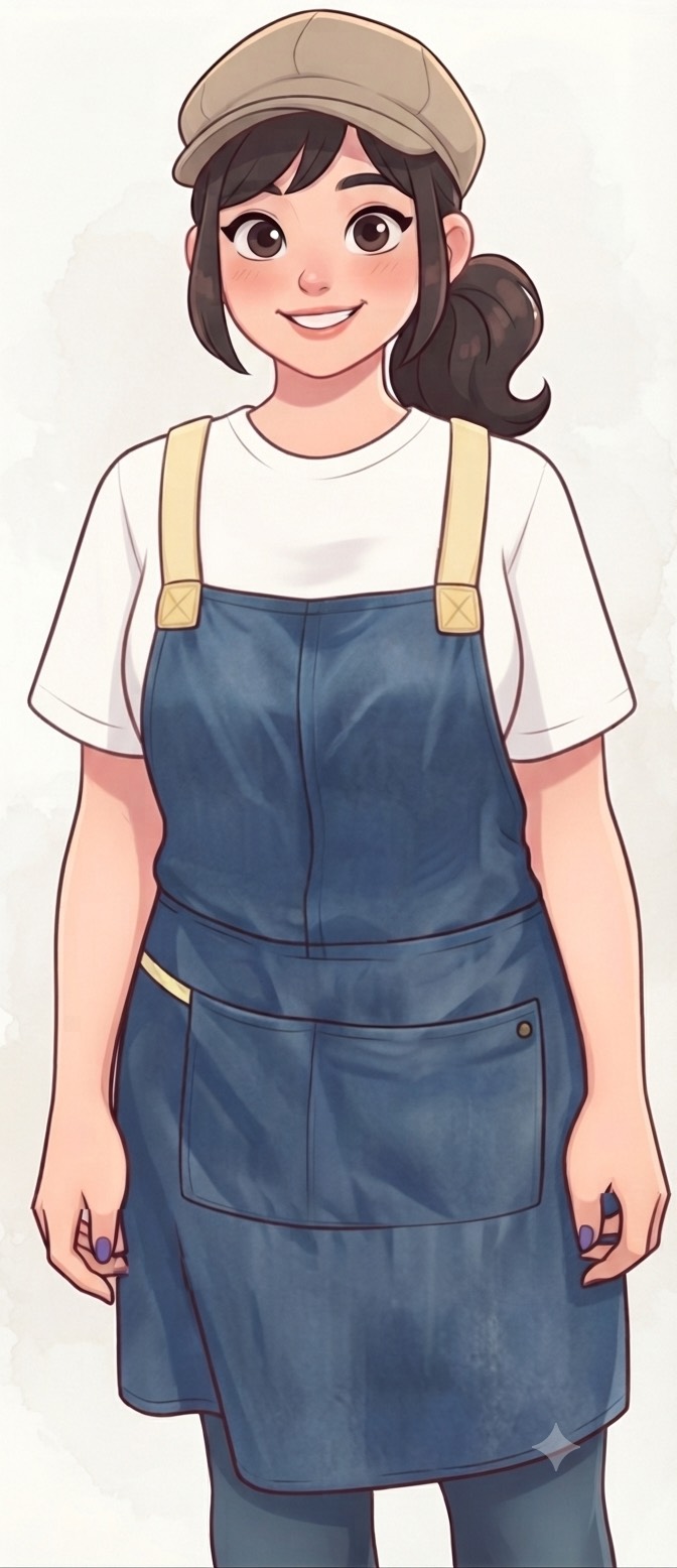 ตัวอย่างชุดเอี๊ยมและหมวก